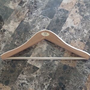 Wooden Suit Hanger with Bar - Natural Brown 5 For $30